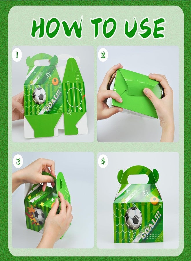 Animsco 24 PCS Soccer Party Treat Bags, Soccer Theme Birthday Boxes for Sports Theme Birthday Decorations, Football Party Supplies - Image 5
